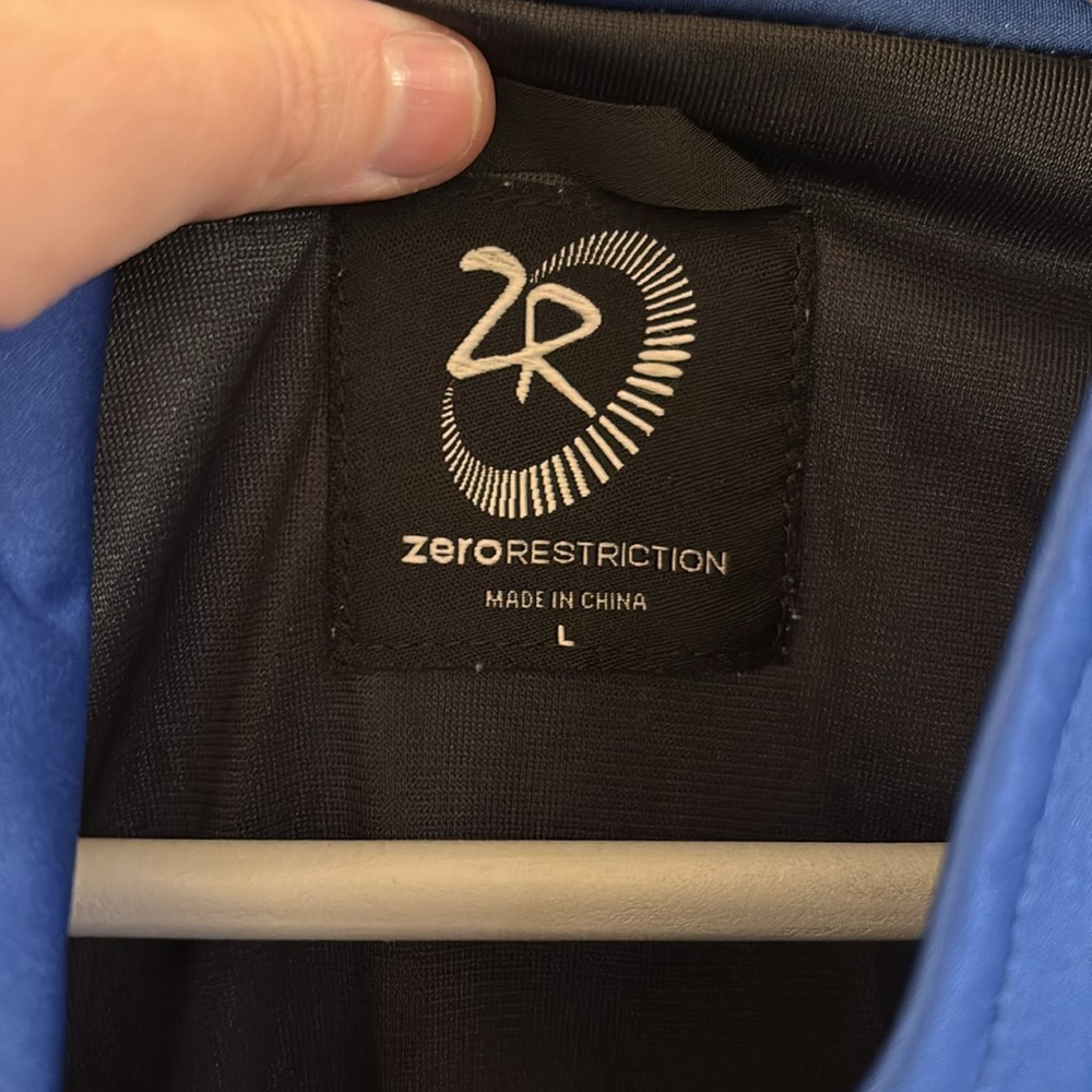 Zero Restriction Golf Rain Jacket Windbreaker Blu… - image 5